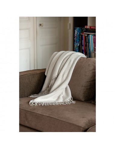 Plaid effet Tweed "Feroe" 130 x 170 cm Toison d'or