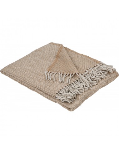 Plaid effet Tweed "Feroe" 130 x 170 cm Toison d'or