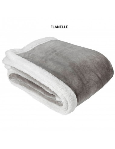 Plaid micro fourrure double face "Week end" Toison d'or