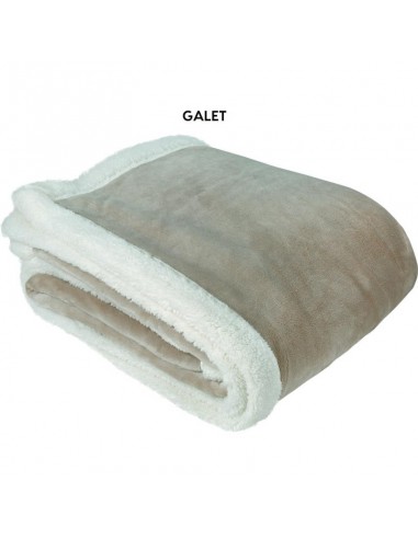 Plaid micro fourrure double face "Week end" Toison d'or