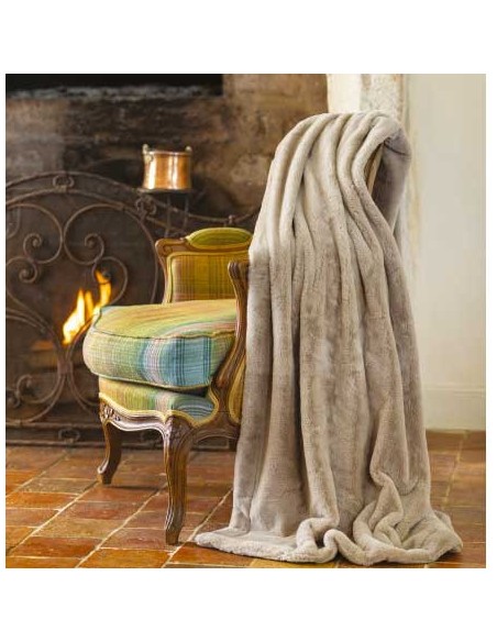 Plaid imitation fourrure "Mellow" 150 x 200 cm Toison d'or