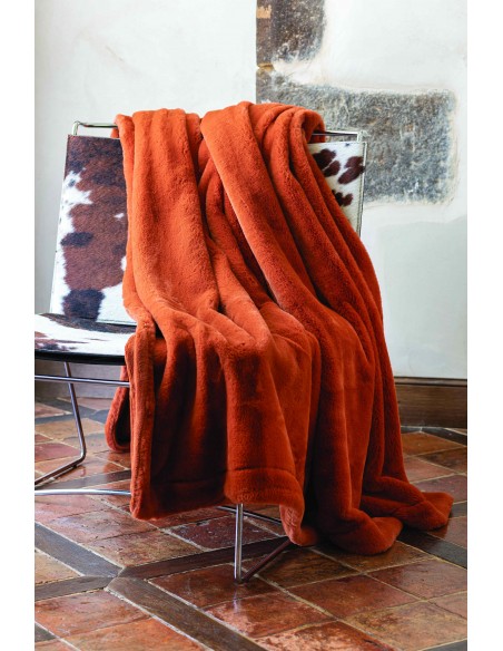 Plaid imitation fourrure "Mellow" 150 x 200 cm Toison d'or