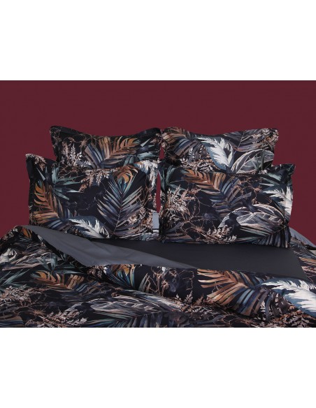 Housse de couette réversible "60% Tencel & 40% Satin de coton Peigné" / 82 fils /cm²