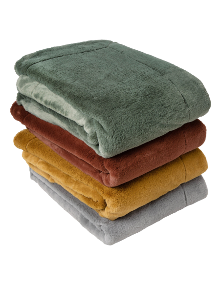 Plaid imitation fourrure "Mellow" 150 x 200 cm Toison d'or