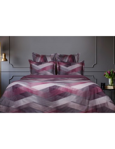 Housse de couette réversible "100% Satin de coton Peigné" / 82 fils /cm²