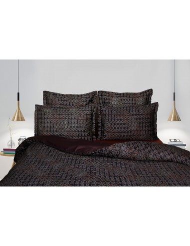 Housse de couette réversible "100% Satin de coton Peigné" / 82 fils /cm²