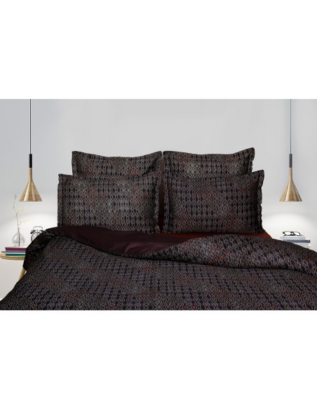 Housse de couette réversible "100% Satin de coton Peigné" / 82 fils /cm²