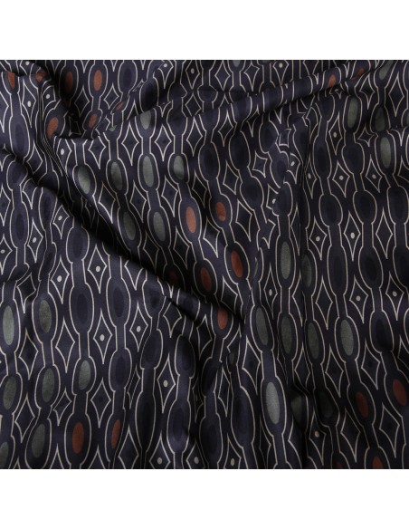 Housse de couette réversible "100% Satin de coton Peigné" / 82 fils /cm²