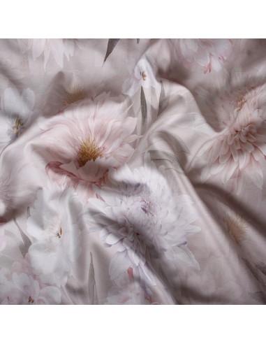 Housse de couette réversible "100% Satin de coton Peigné" / 82 fils /cm²