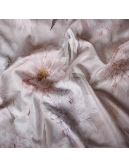 Housse de couette réversible "100% Satin de coton Peigné" / 82 fils /cm²