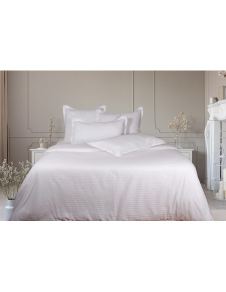 Housse de couette réversible "100% Satin de coton Peigné" / 82 fils /cm²