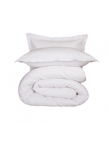 Housse de couette réversible "100% Satin de coton Peigné" / 82 fils /cm²