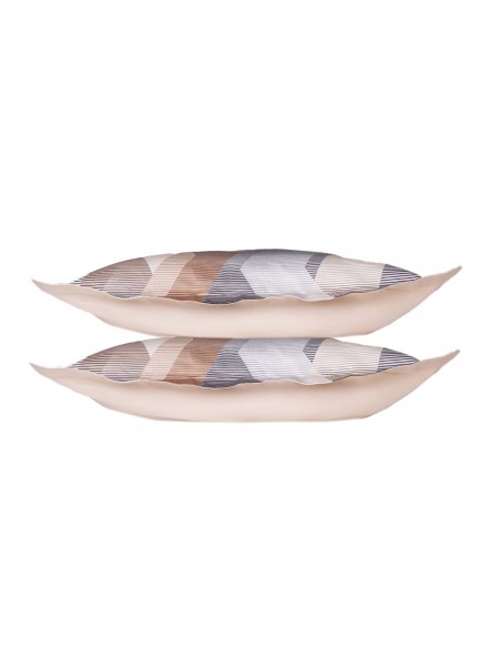 Lot de 2 taies d'oreiller réversible "100% Satin de coton Peigné" / 82 fils /cm²