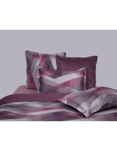 Lot de 2 taies d'oreiller réversible "100% Satin de coton Peigné" / 82 fils /cm²