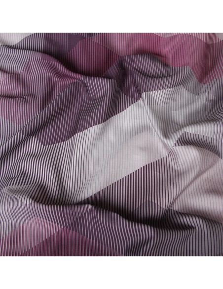 Lot de 2 taies d'oreiller réversible "100% Satin de coton Peigné" / 82 fils /cm²