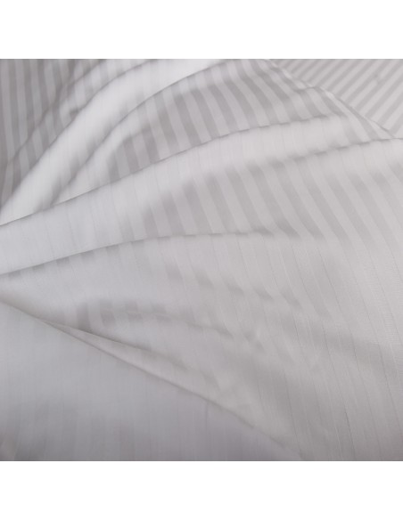 Lot de 2 taies d'oreiller réversible "100% Satin de coton Peigné" / 82 fils /cm²