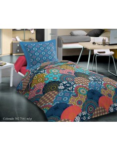 Pack complet Colorado housse de couette pour lit 90 x 190 cm 100% coton / 57 fils/cm²