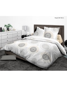 Pack complet Royale housse de couette pour lit 140 x 190 cm 100% coton / 57 fils/cm²