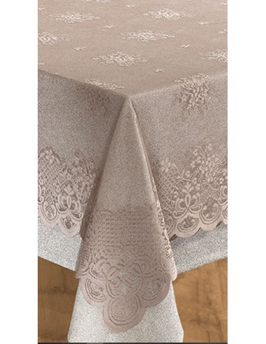 Nappe + Surnappe en dentelle "Style Vintage" toutes dimensions Nappe + Surnappe en dentelle "Style Vintage" toutes dimensions