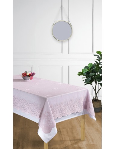 Nappe + Surnappe en dentelle "Style Vintage" toutes dimensions Nappe + Surnappe en dentelle "Style Vintage" toutes dimensions