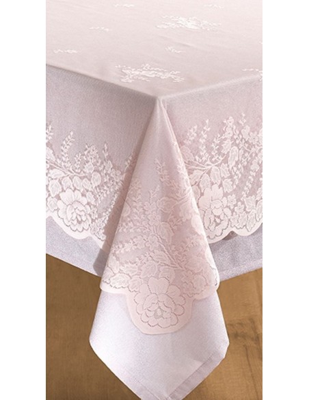 Nappe + Surnappe en dentelle "Style Vintage" toutes dimensions