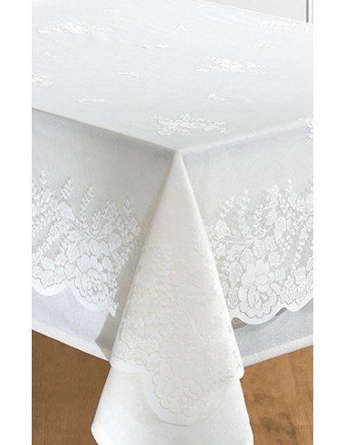 Nappe + Surnappe en dentelle "Style Vintage" toutes dimensions Nappe + Surnappe en dentelle "Style Vintage" toutes dimensions