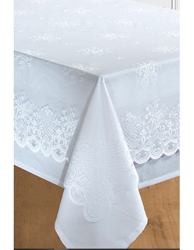 Nappe + Surnappe en dentelle "Style Vintage" toutes dimensions Nappe + Surnappe en dentelle "Style Vintage" toutes dimensions