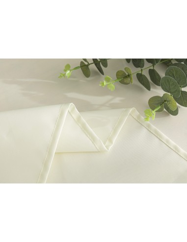 Nappe enduite avec traitement antitache Ecru rectangulaire 145 x 240 cm