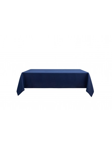 Nappe enduite avec traitement antitache Marine rectangulaire 145 x 240 cm