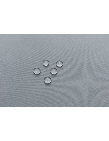 Nappe enduite avec traitement antitache Argent carrée 180 x 180 cm