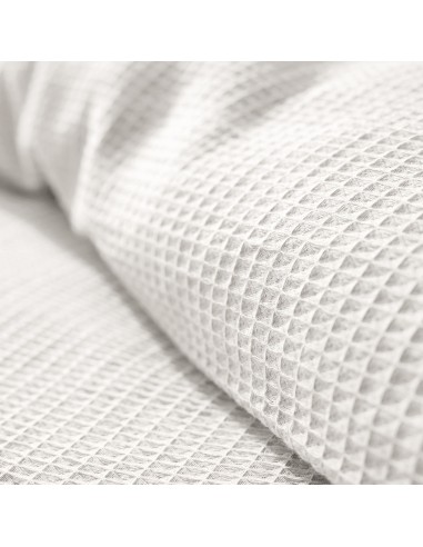 Parure de couette "Nid d'abeille" 140 x 200 pour lit 1 place