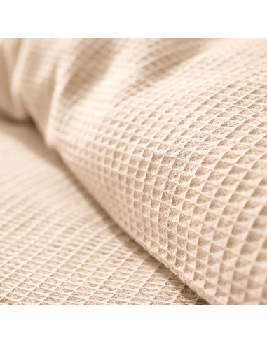 Parure de couette "Nid d'abeille" 140 x 200 pour lit 1 place