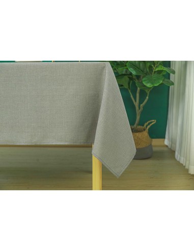 Nappe antitache unie carrée Perle 180 x 180 cm Nappe antitache unie carrée Perle 180 x 180 cm