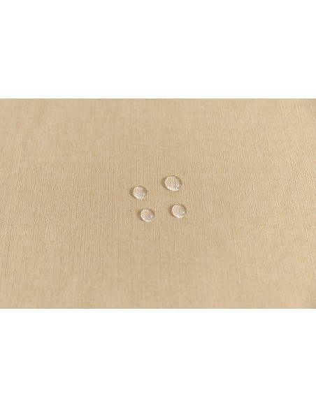 Nappe antitache unie carrée Beige 180 x 180 cm