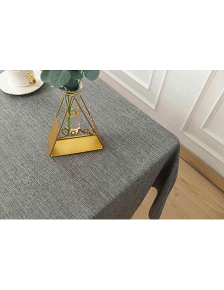 Nappe antitache unie carrée Anthracite 180 x 180 cm