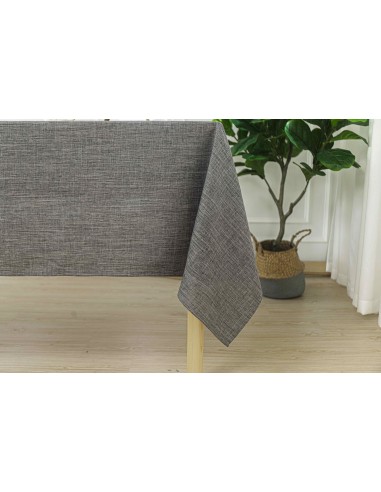 Nappe antitache unie carrée Anthracite 180 x 180 cm