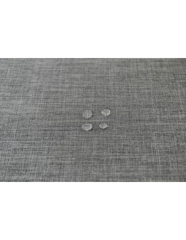 Nappe antitache unie carrée Anthracite 180 x 180 cm