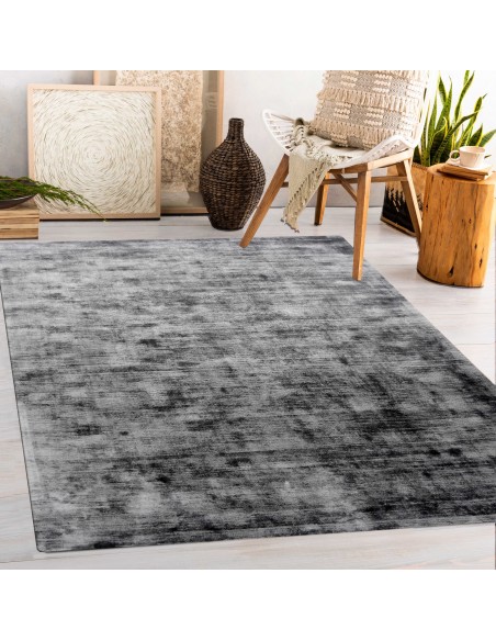 Tapis en viscose tissé à la main 90 x 150 cm