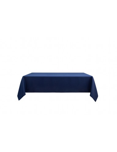Nappe enduite avec traitement antitache Marine carrée 180 x 180 cm