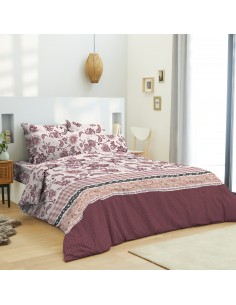 PACK COMPLET HOUSSE DE COUETTE IMPRIME 100% COTON / 57...