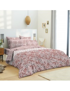 PACK COMPLET HOUSSE DE COUETTE IMPRIME 100% COTON / 57...