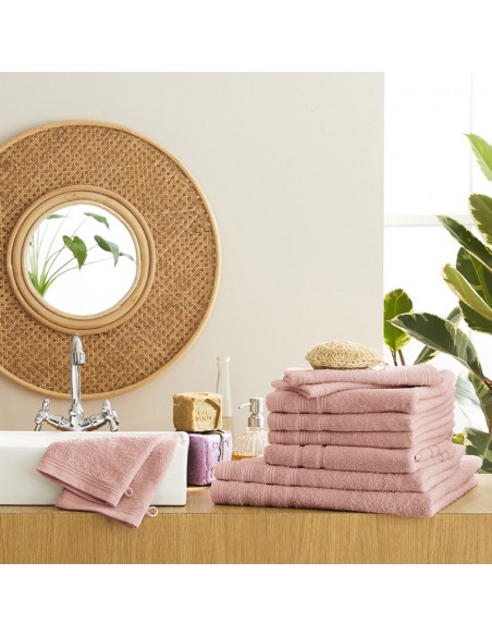 Pack complet éponge 10 pièces "Spa" salle de bain / 400 gr/m²