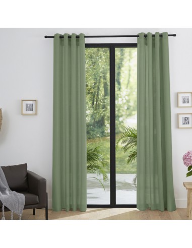 Paire de Doubles Rideaux à œillets...