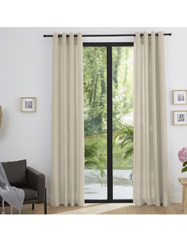 Paire de Doubles Rideaux à œillets...