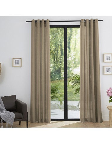 Paire de Doubles Rideaux à œillets...