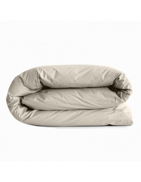 Housse de couette 140 x 200 cm "Premium" pour lit 1 place Sable