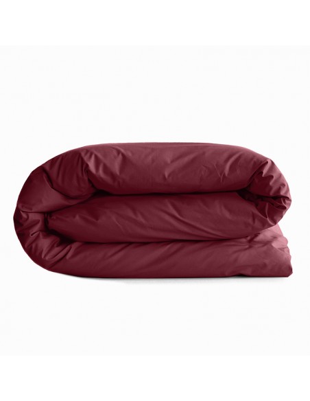 Housse de couette 240 x 220 cm "Premium" pour lit 2 places Grenat