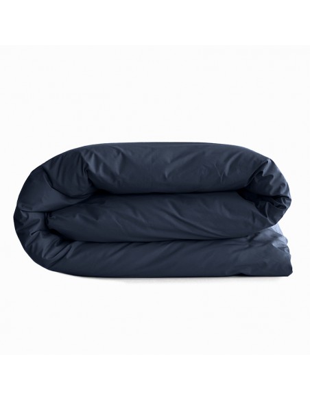 Housse de couette 260 x 240 cm "Premium" pour lit 2 places King Size Bleu Nuit