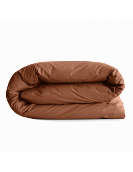 Housse de couette 260 x 240 cm "Premium" pour lit 2 places King Size Paprika