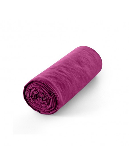 Drap housse 140 x 190 cm bonnet 30 cm "Premium" pour lit 2 places